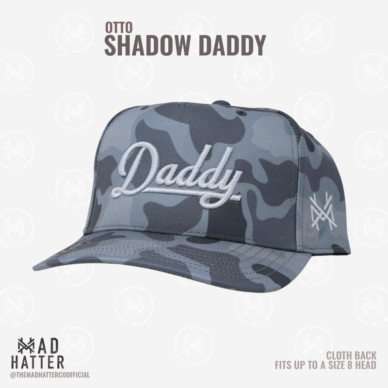 Daddy | by the Mad Hatter Co. 3D Puff Embroidery (Up to a Size 8 Head) Premium Mens Trucker Hat Gift Cap