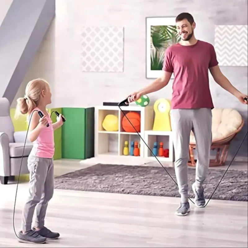 Adjustable Skipping Rope with Ball Bearing Durable Fitness Equipment for Women Men Teens Home Gym Workout