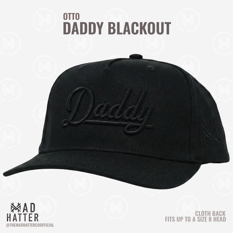 Daddy | by the Mad Hatter Co. 3D Puff Embroidery (Up to a Size 8 Head) Premium Mens Trucker Hat Gift Cap