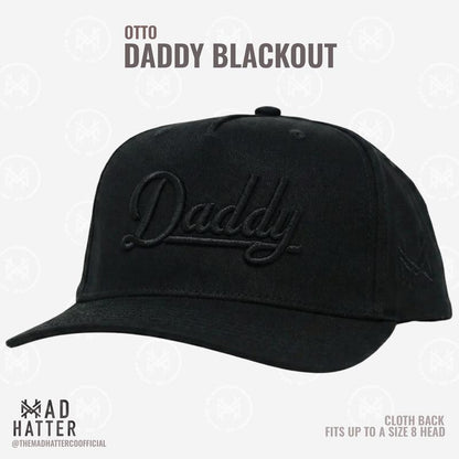 Daddy | by the Mad Hatter Co. 3D Puff Embroidery (Up to a Size 8 Head) Premium Mens Trucker Hat Gift Cap