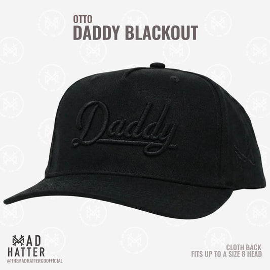 Daddy | by the Mad Hatter Co. 3D Puff Embroidery (Up to a Size 8 Head) Premium Mens Trucker Hat Gift Cap