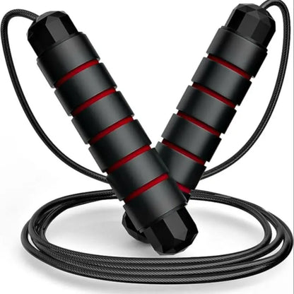 Adjustable Skipping Rope with Ball Bearing Durable Fitness Equipment for Women Men Teens Home Gym Workout